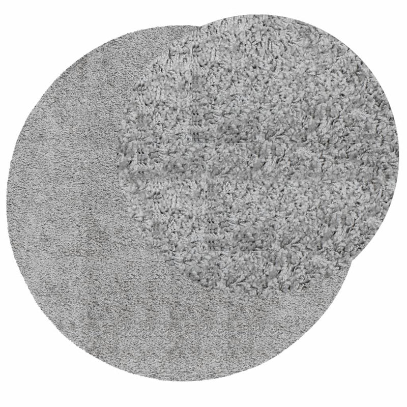 Shaggy Rug PAMPLONA High Pile Modern Grey  80 cm