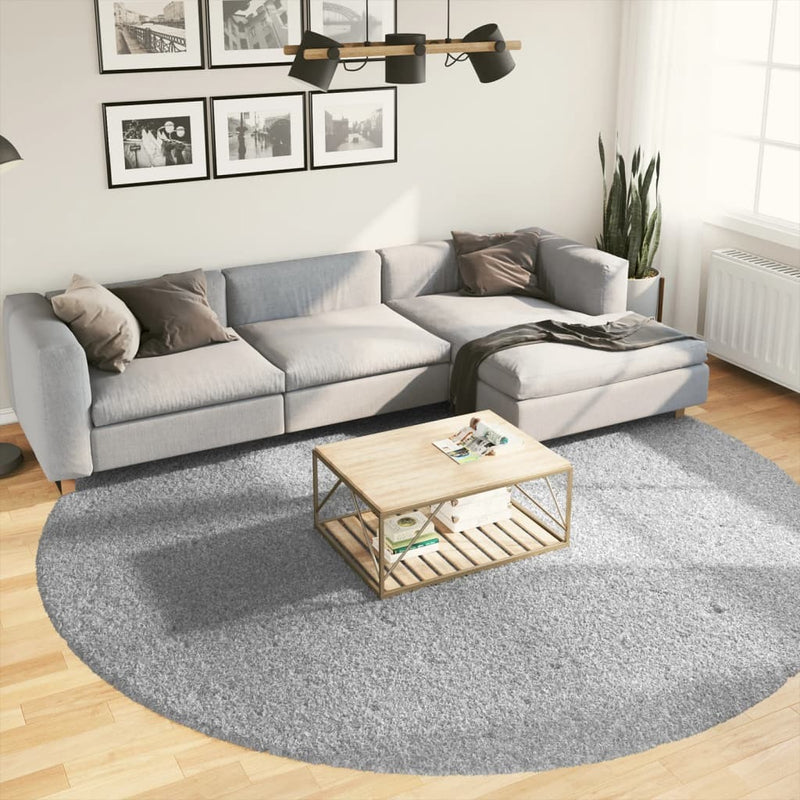 Shaggy Rug PAMPLONA High Pile Modern Grey  280 cm