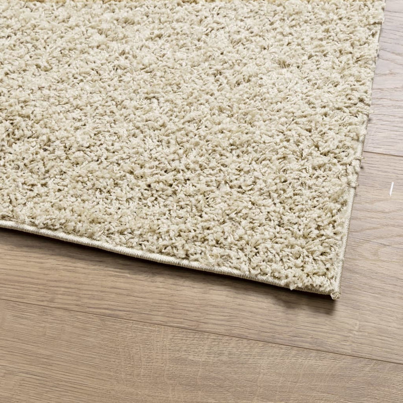 Shaggy Rug High Pile Modern Gold 160x230 cm