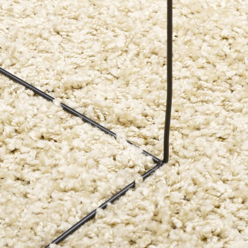 Shaggy Rug High Pile Modern Gold 160x230 cm