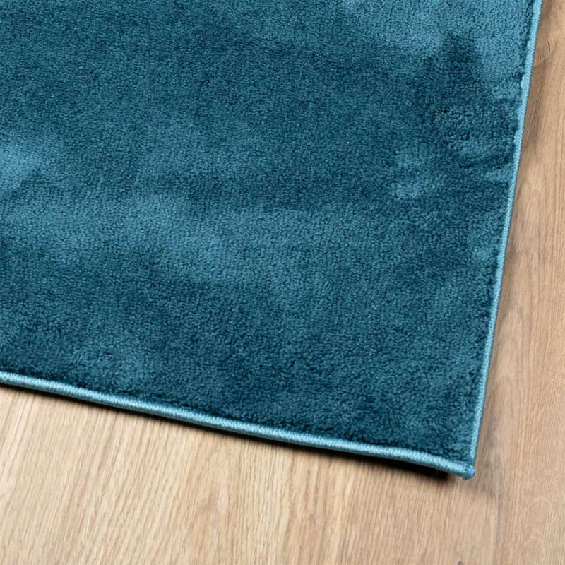 Rug OVIEDO Short Pile Turquoise 160x230 cm