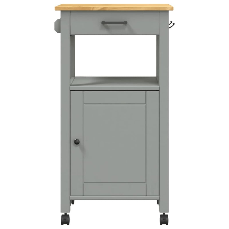 Kitchen Trolley MONZA 48x40x90 cm Solid Wood Pine