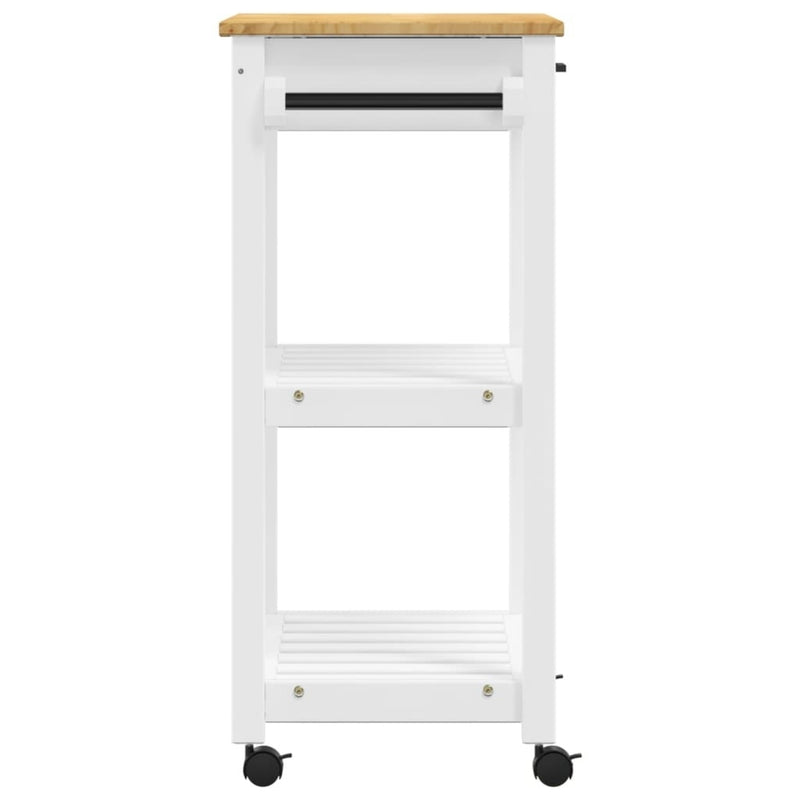 Kitchen Trolley MONZA 60x40x90 cm Solid Wood Pine