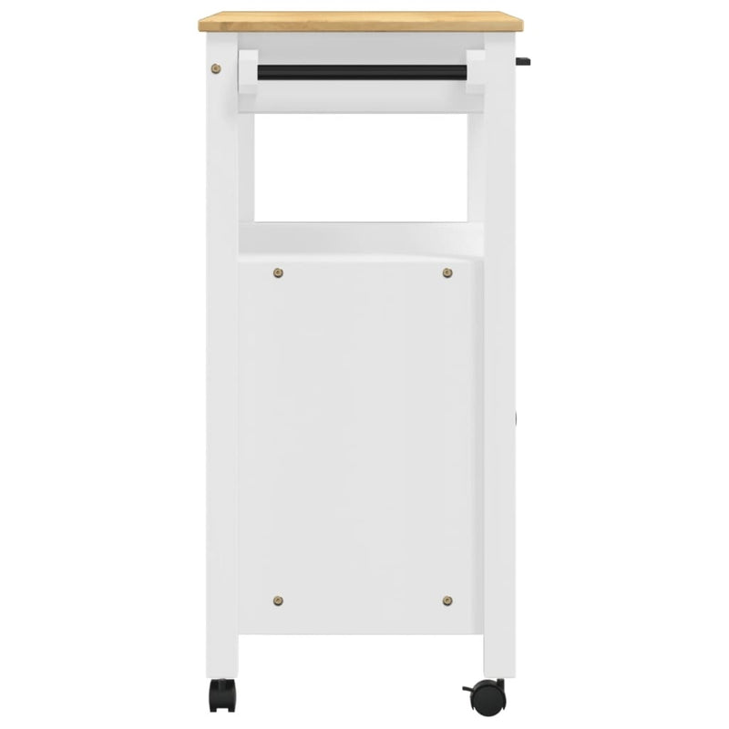 Kitchen Trolley MONZA 84x40x90 cm Solid Wood Pine