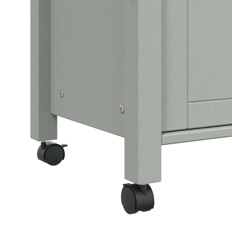 Kitchen Trolley MONZA 84x40x90 cm Solid Wood Pine