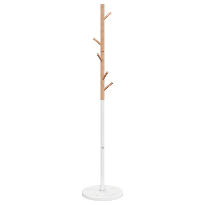 Coat Stand White 172 cm Powder-coated Iron