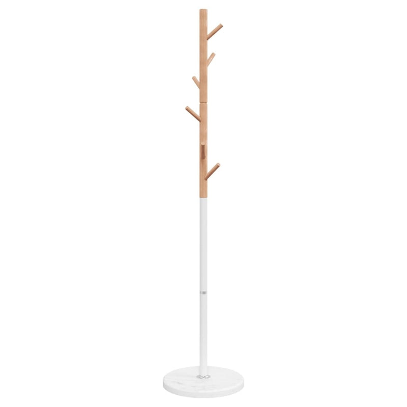 Coat Stand White 172 cm Powder-coated Iron