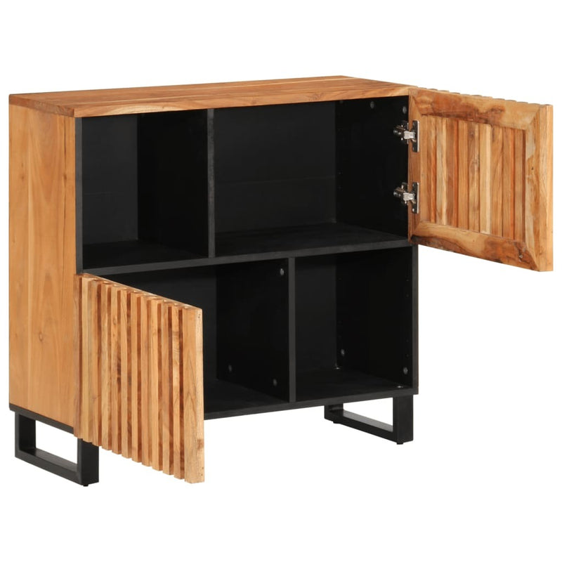 Sideboard 80x34x75 cm Solid Wood Acacia