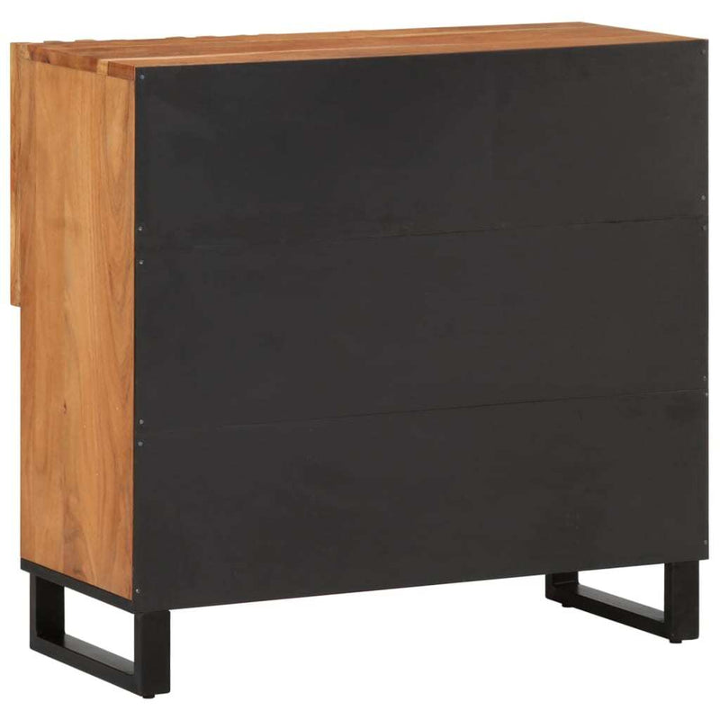 Sideboard 80x34x75 cm Solid Wood Acacia