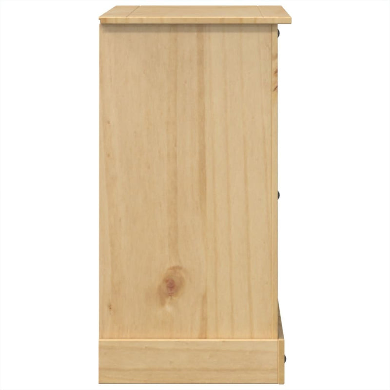 Chest of Drawers Corona 112x48x91 cm Solid Wood Pine