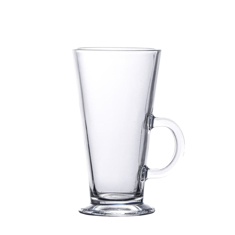 Latte Glasses with Handle 6 pcs 250 ml