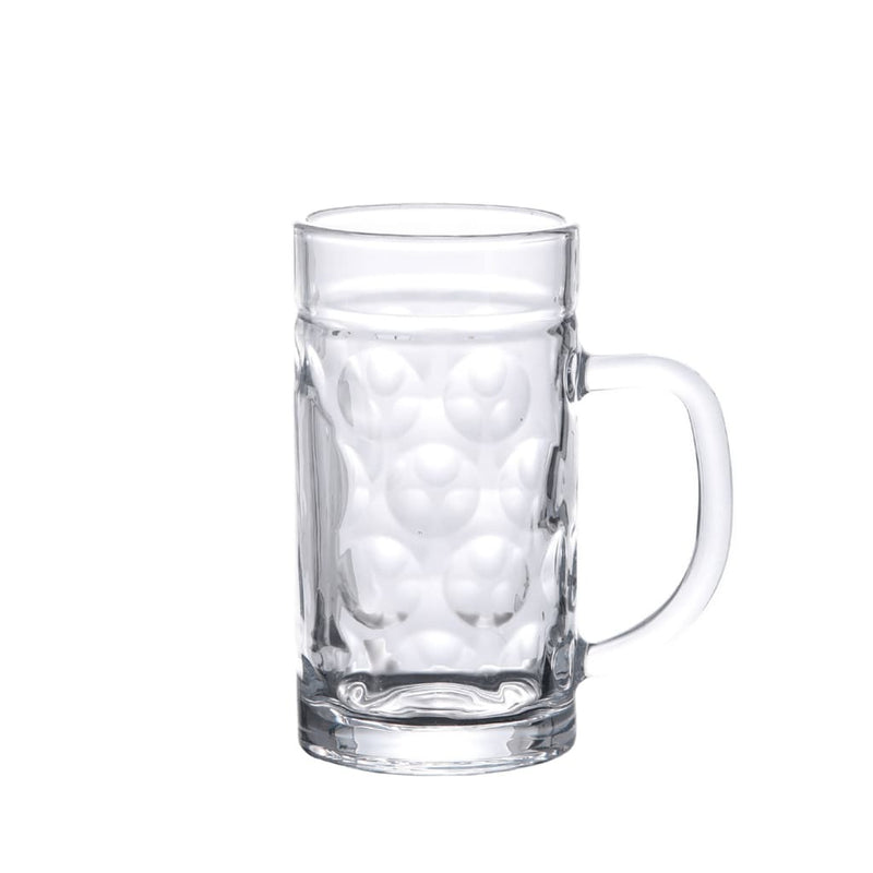 Beer Mugs with Handle Glass 6 pcs 500 ml