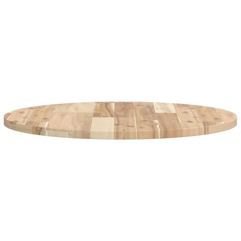 Table Top Round 60x2 cm Solid Wood Acacia