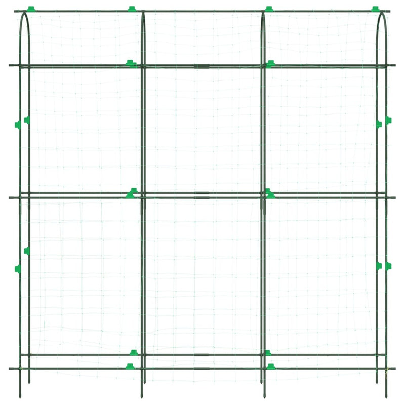 Garden Trellis for Climbing Plants U-Shape 181x31x182.5 cm Steel