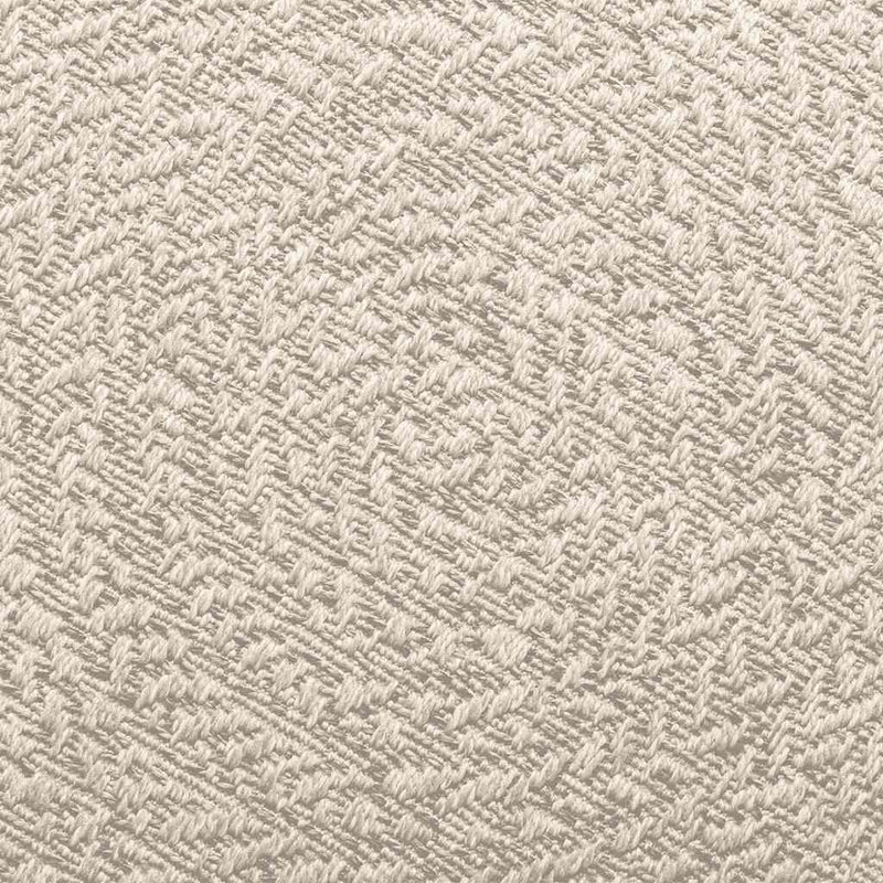 Rug ZIZUR Cream 120x120 cm Jute Look Indoor and Outdoor