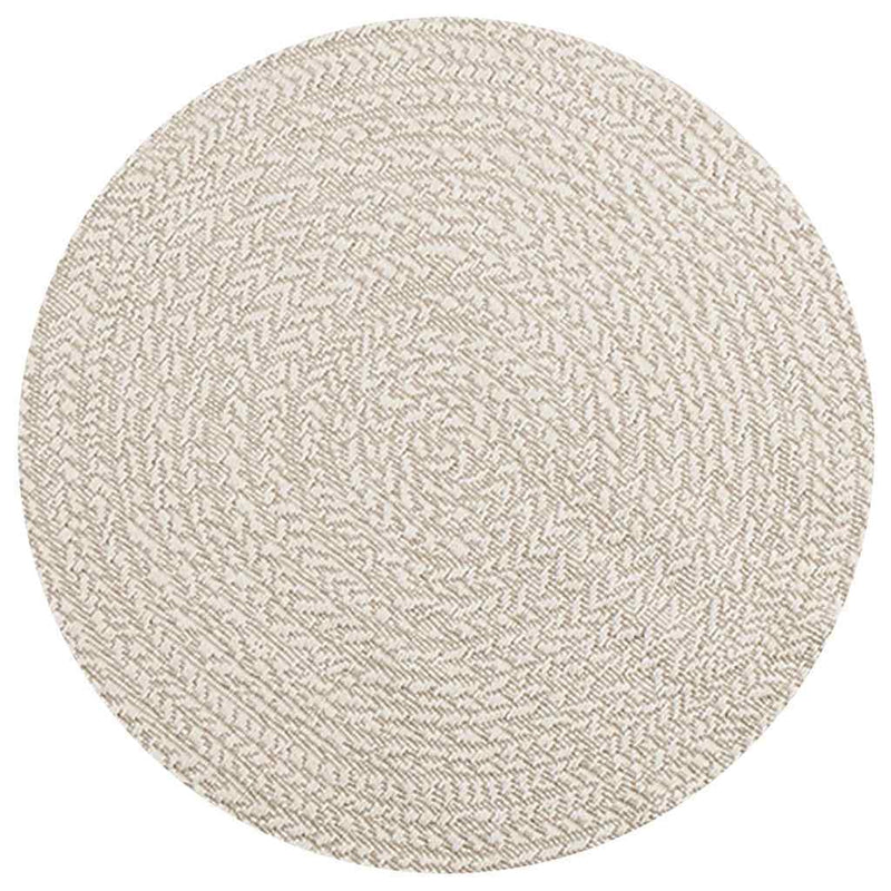 Rug ZIZUR Cream  90 cm Jute Look Indoor and Outdoor