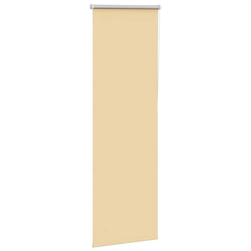 Roller Blind Blackout Beige 50x150 cm Fabric Width 45.7 cm Polyester