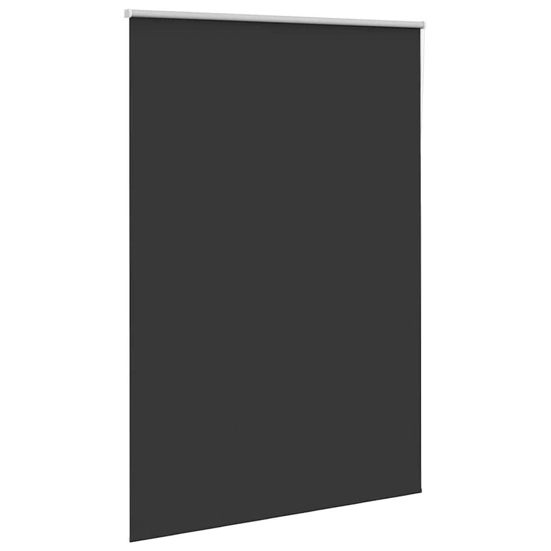 Roller Blind Blackout Black 145x230 cm Fabric Width 141.6 cm Polyester