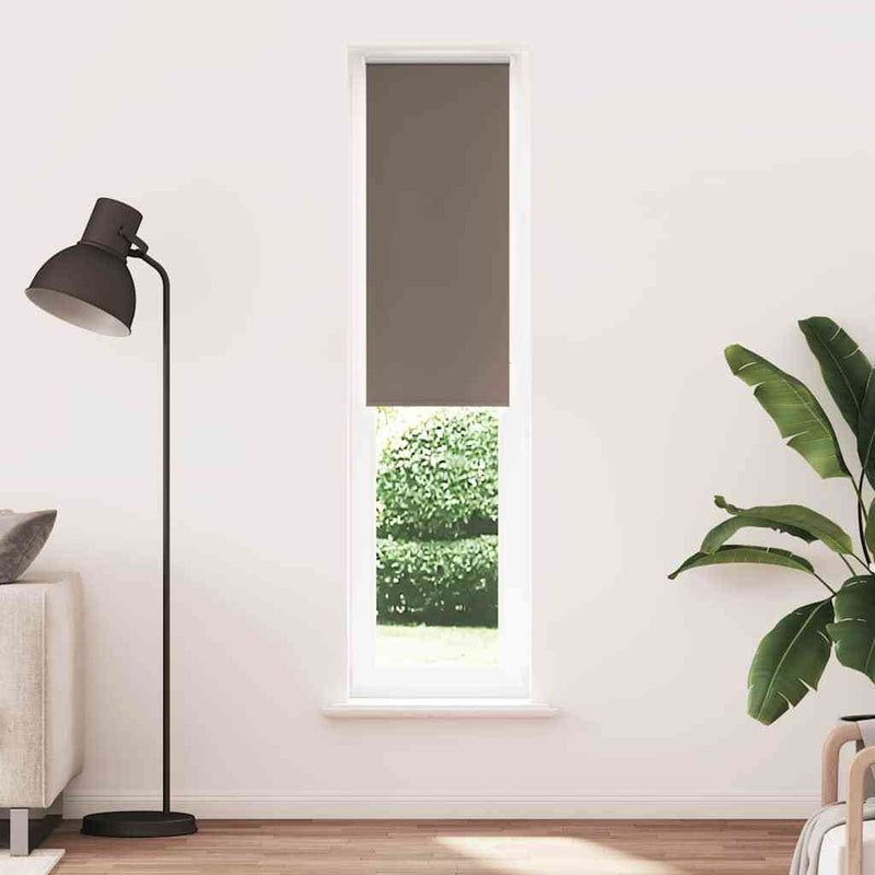 Roller Blind Blackout Coffee 40x230 cm Fabric Width 35.7 cm Polyester