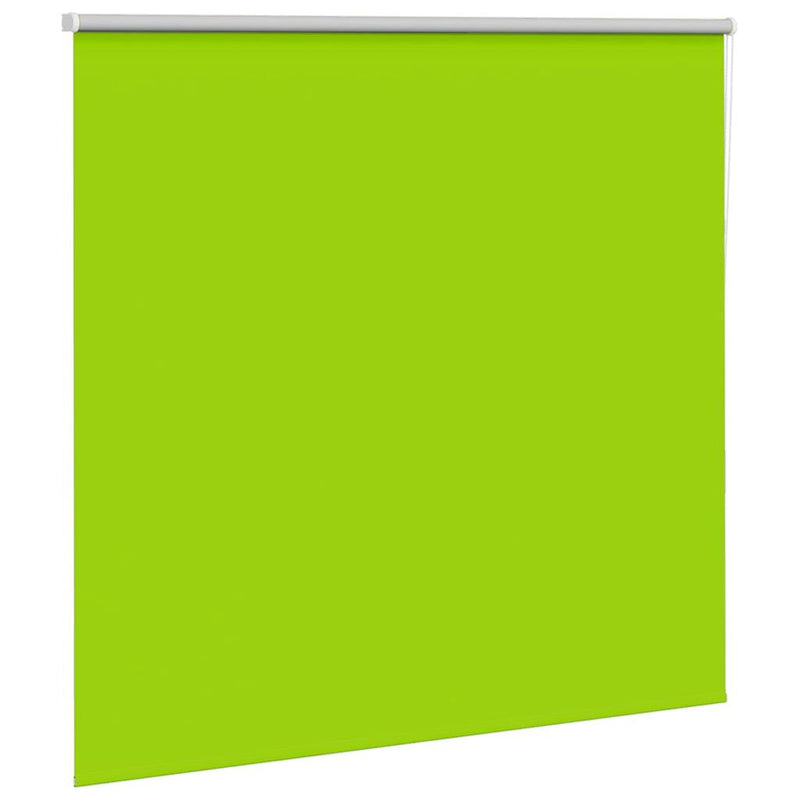 Roller Blind Blackout Leaves Green 155x175 cm Fabric Width 151.6 cm Polyester