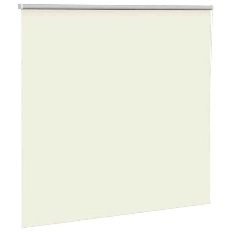 Roller Blind Blackout Off White 165x175 cm Fabric Width 161.6 cm Polyester