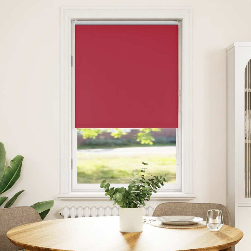 Roller Blind Blackout Red 70x150 cm Fabric Width 65.7 cm Polyester