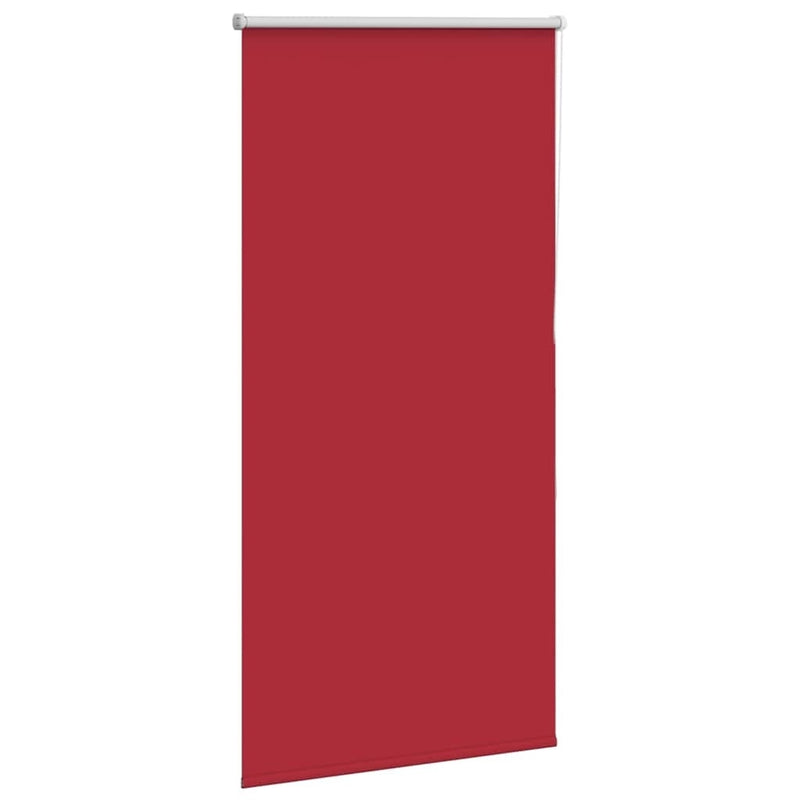 Roller Blind Blackout Red 85x150 cm Fabric Width 80.7 cm Polyester