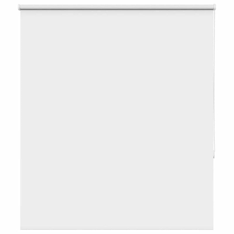 Roller Blind Blackout White 125x150 cm Fabric Width 121.6 cm Polyester