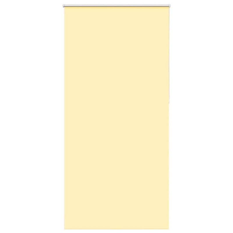 Roller Blind Blackout Yellow 95x230 cm Fabric Width 90.7 cm Polyester