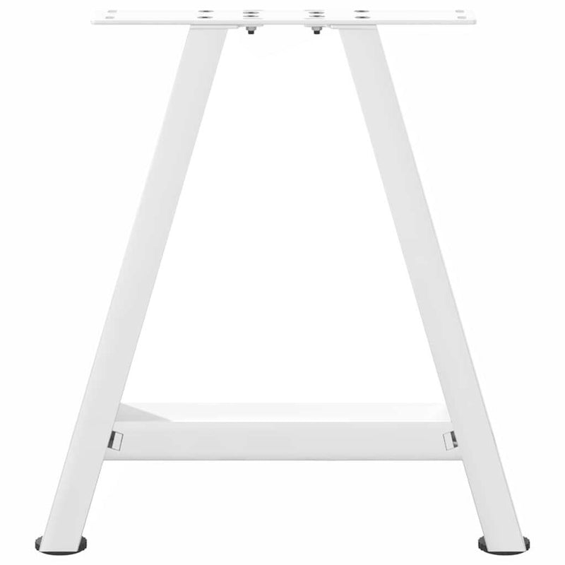 Coffee Table Legs A-Shaped 2 pcs White?38x(42-43) cm Steel