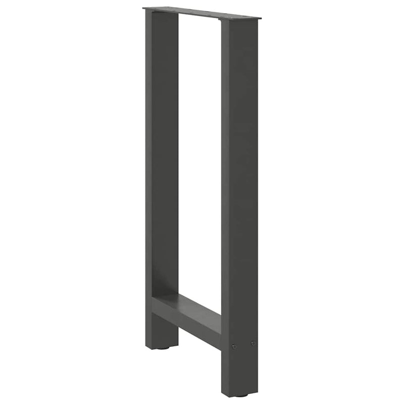 Coffee Table Legs Anthracite 2 pcs 40x(90-91) cm Steel