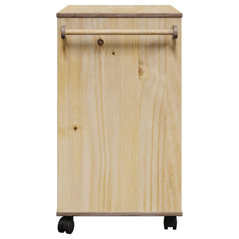 Kitchen Trolley OTTA 59x45x80 cm Solid Wood Pine