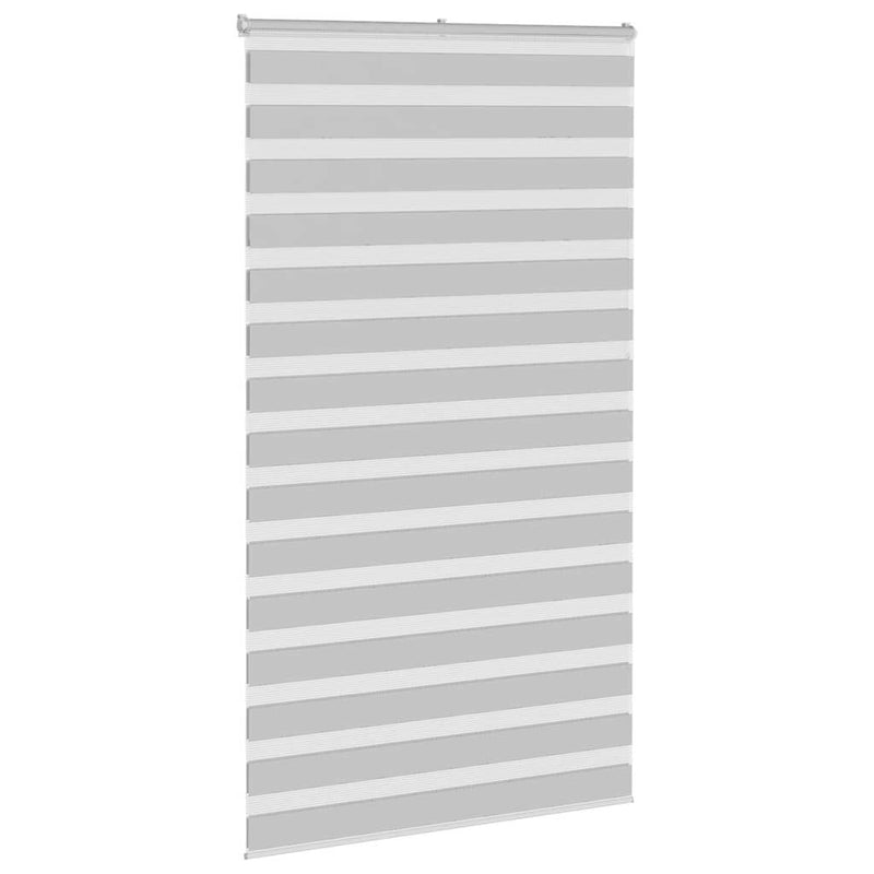 Zebra Blind Light Grey 135x200 cm Fabric Width 130.9 cm Polyester