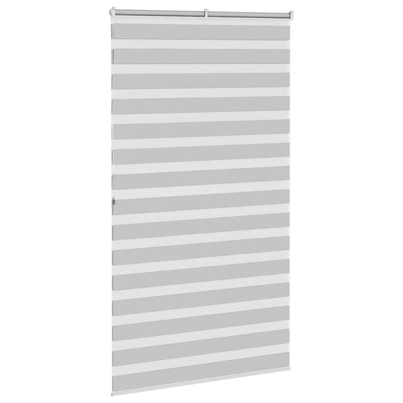 Zebra Blind Light Grey 135x200 cm Fabric Width 130.9 cm Polyester