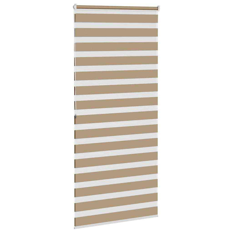 Zebra Blind Sand Brown 100x200 cm Fabric Width 95.9 cm Polyester