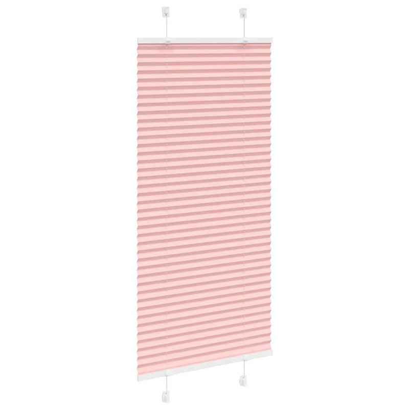 Pleated Blind Pink 55x150 cm Fabric Width 54.4 cm Polyester