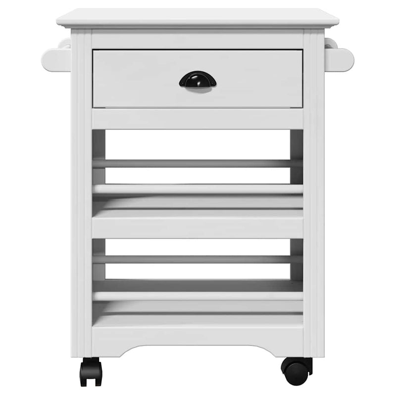 Kitchen Trolley BODO White 67.5x45x80 cm