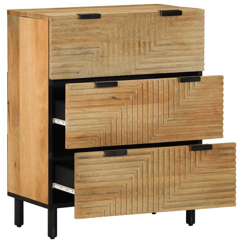 Sideboard Brown 60x33x75 cm Solid Wood Mango