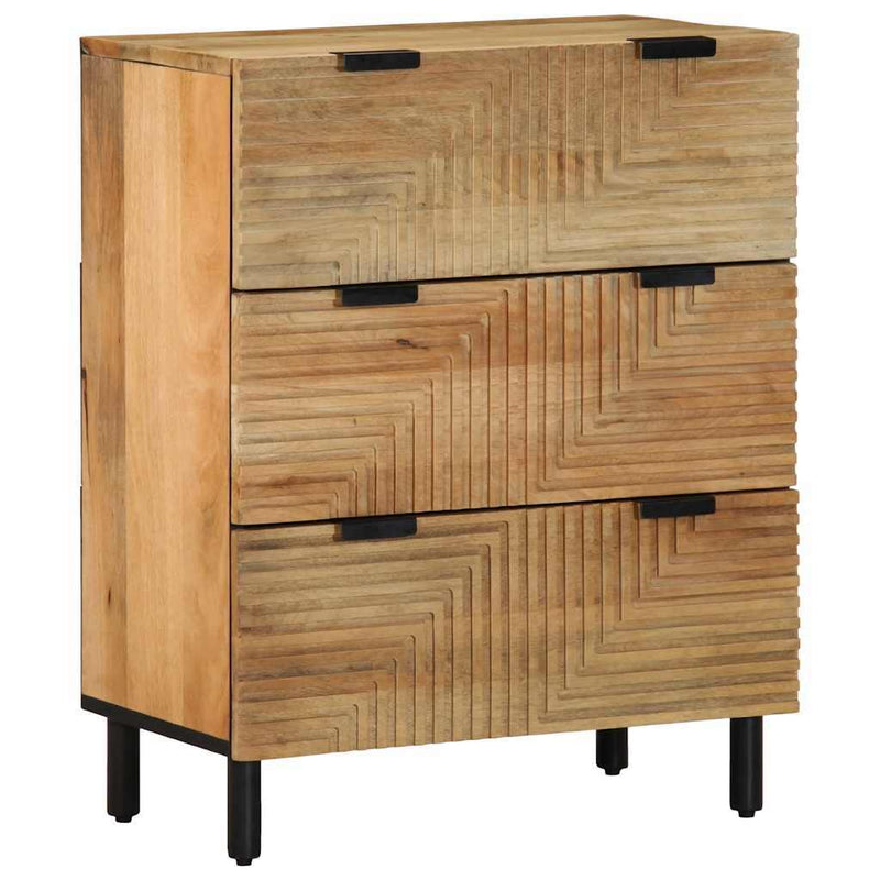 Sideboard Brown 60x33x75 cm Solid Wood Mango