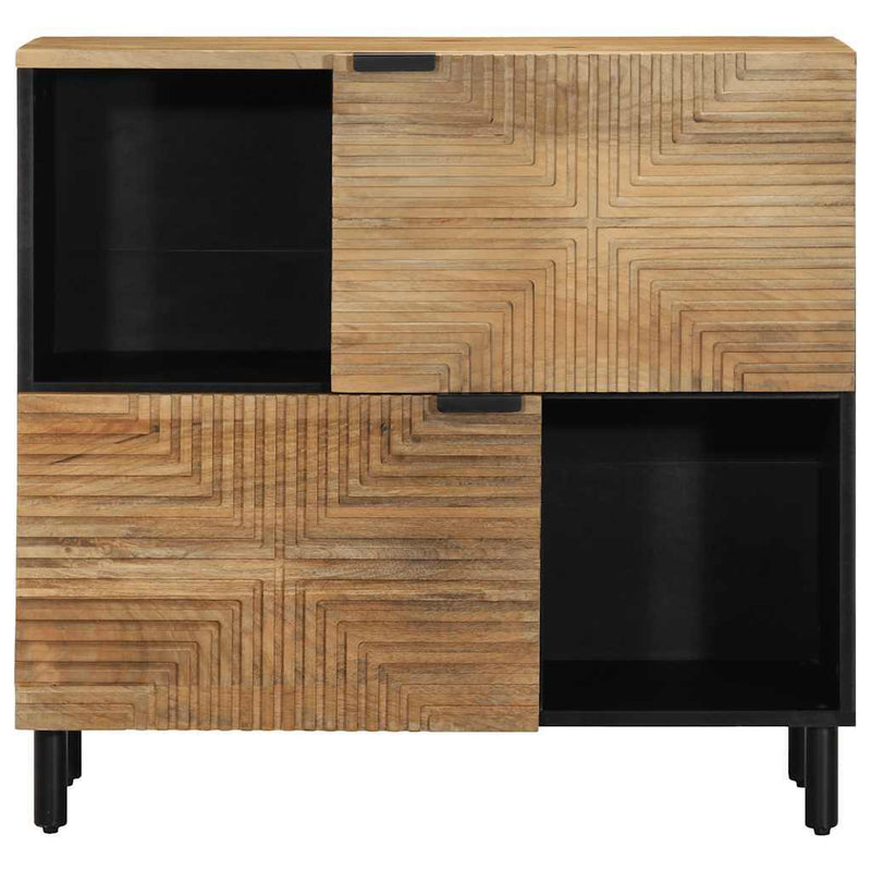 Sideboard Brown 80x33x75 cm Solid Wood Mango