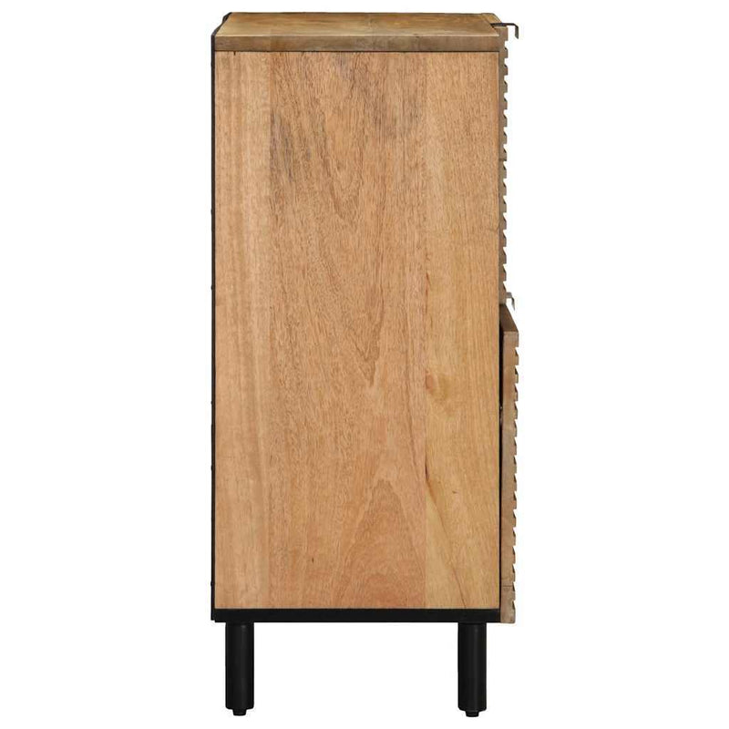 Sideboard Brown 80x33x75 cm Solid Wood Mango