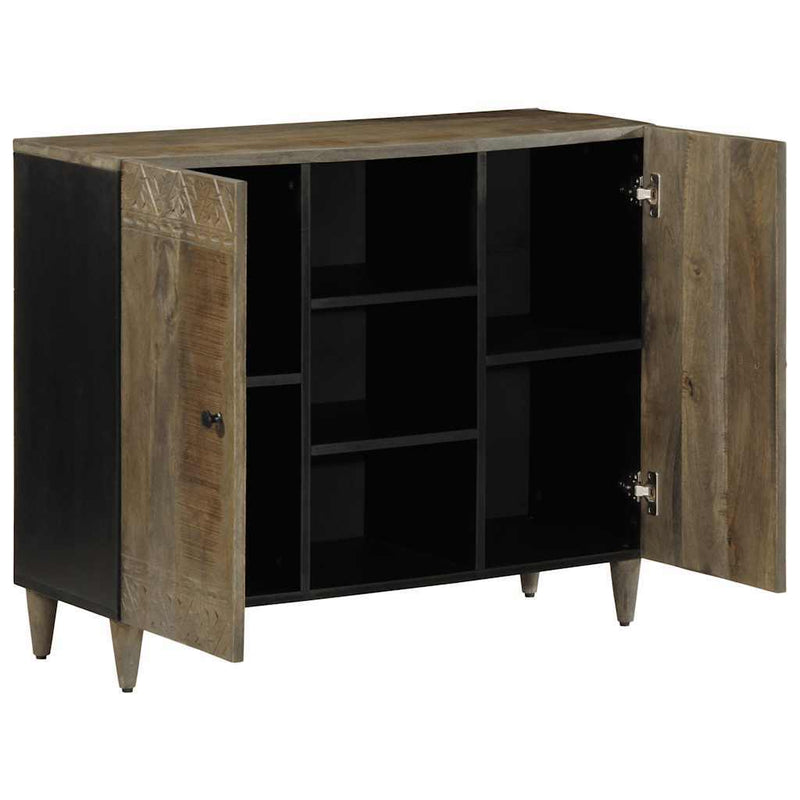 Sideboard 90x33x75 cm Solid Wood Mango