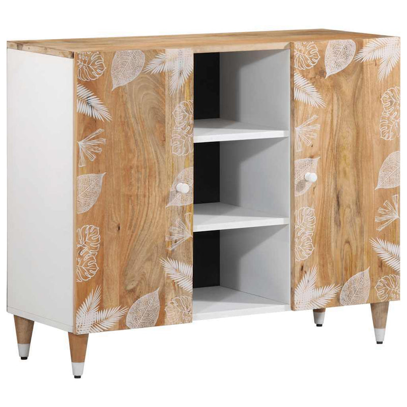 Sideboard 90x33.5x75 cm Solid Wood Mango