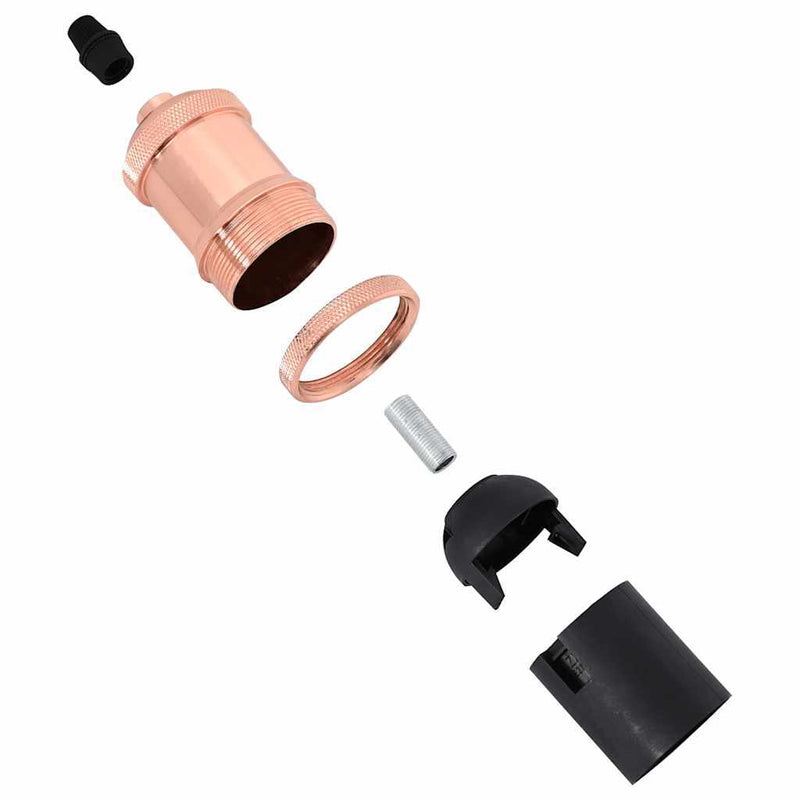 Lamp Holders 2 pcs Rose Gold E27