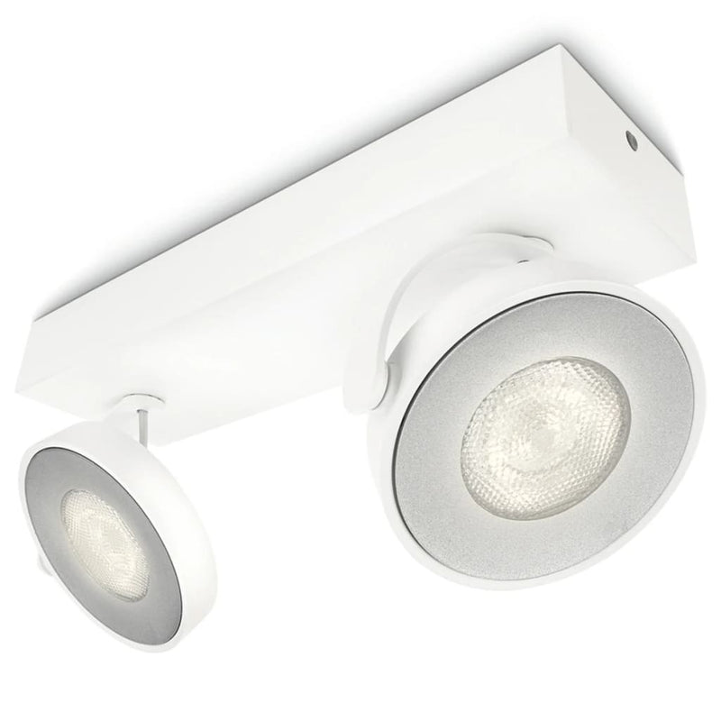 Philips myLiving LED Spotlight Clockwork 2x4.5 W White 531723116