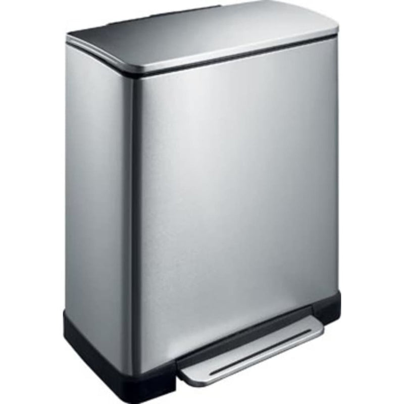 EKO Step Bin E-Cube 28 L+18 L Silver