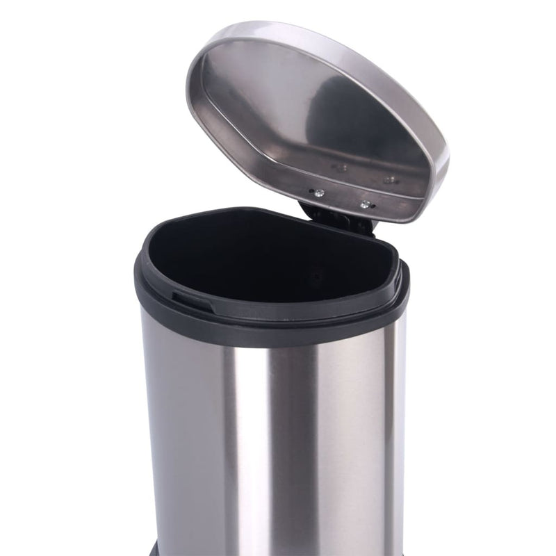 EKO Pedal Bin Shell 50 L Matte Silver