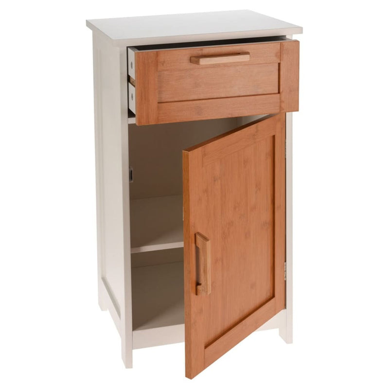 Bathroom Solutions Cabinet with Door and Drawer MDF