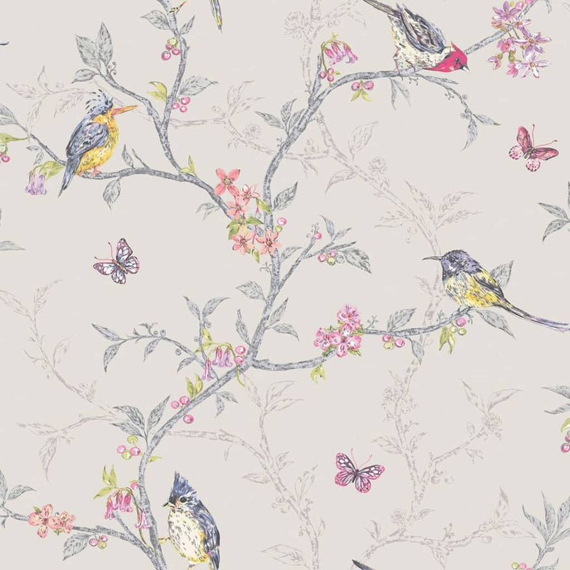 DUTCH WALLCOVERINGS Wallpaper Phoebe Lilac