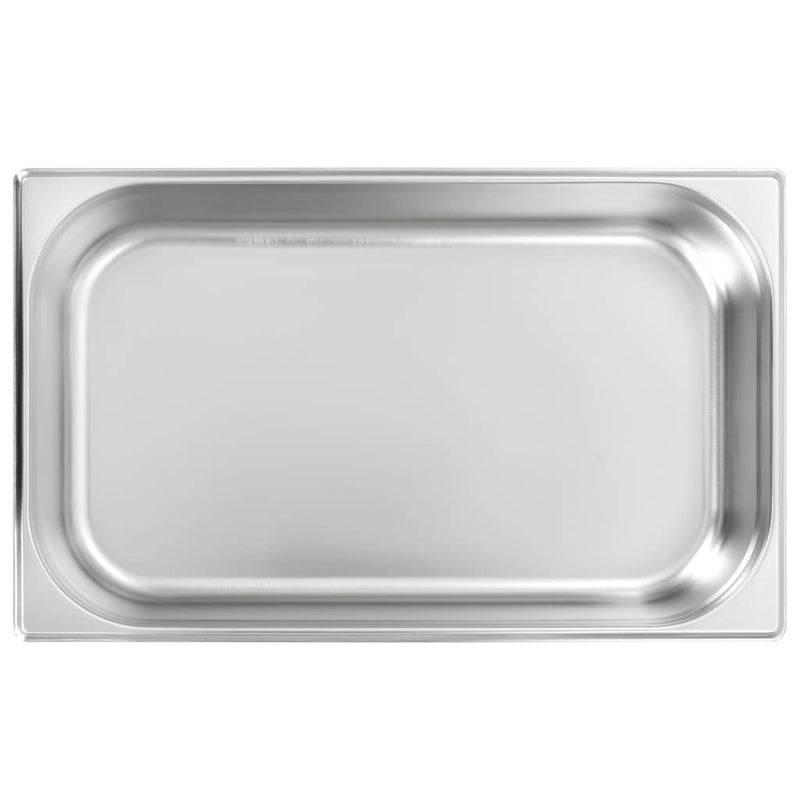 Gastronorm Containers 4 pcs GN 1/1 100 mm Stainless Steel